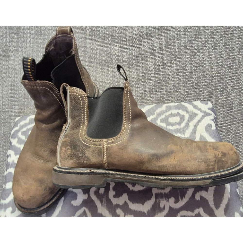 Ariat Groundbreaker Chelsea steel toe work boots 9.5 EE waterproof ASTM F2413-11 - Picture 15 of 15